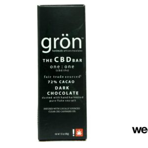 $28 GRON BAR 1:1 CBD DARK CHOCOLATE