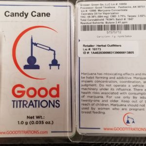 1 gram SAP cart. Cnady Cane (Good Titrations)