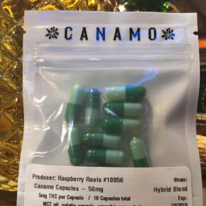 10 pk Cannabis Capsules by Canamo