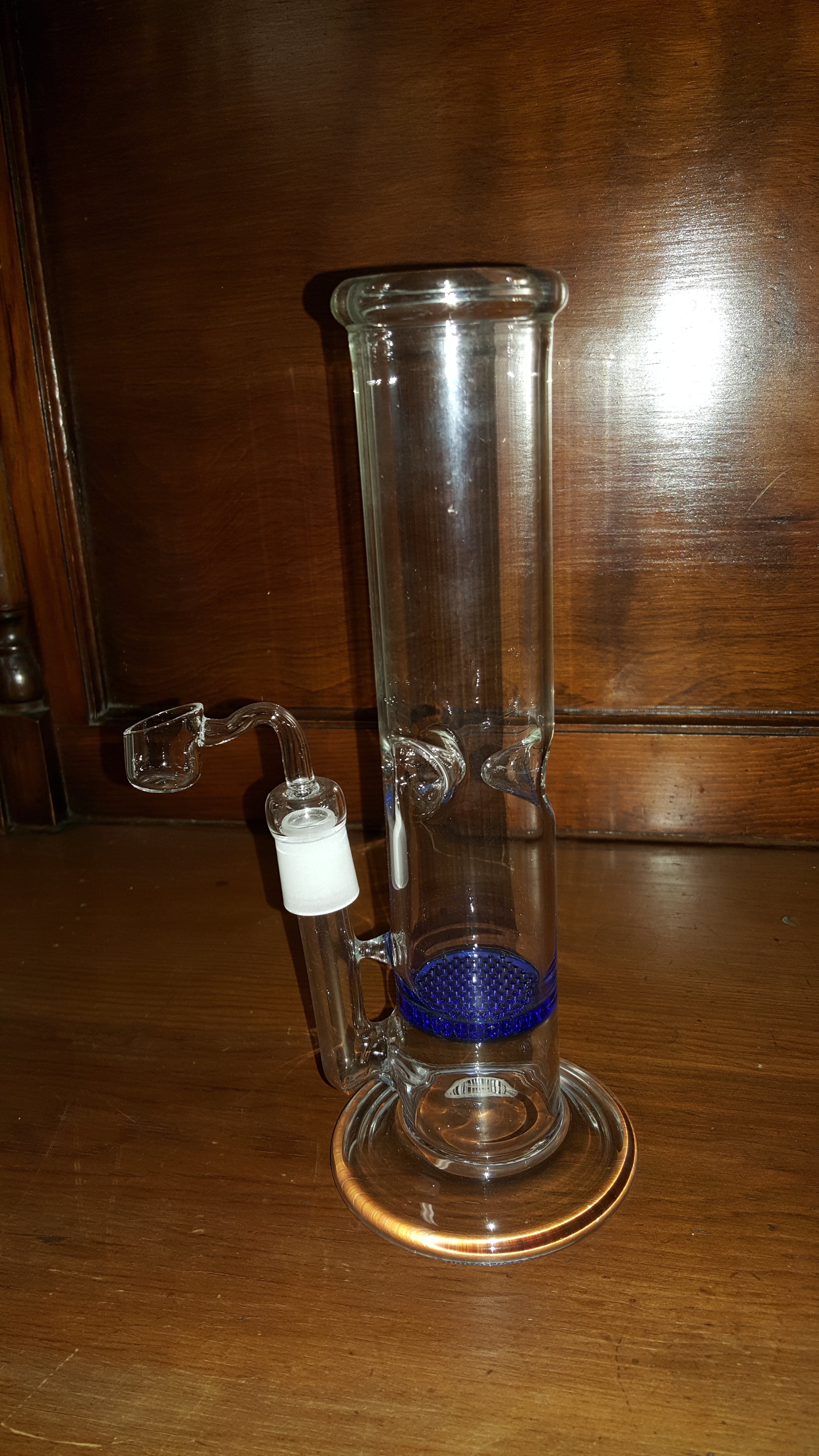 10" Straight Honeycomb Oil Rig 18mm