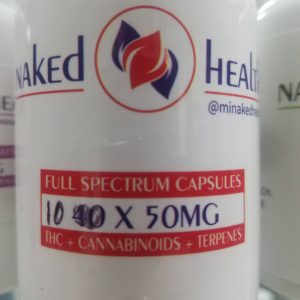 10 x 50mg Full Spectrum Capsules by Naked Health
