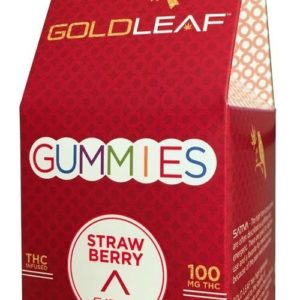 100mg Goldleaf Strawberry Gummies