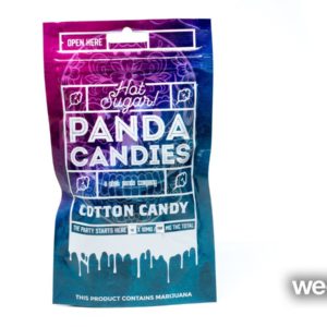 100mg THC Cotton Candy Panda Candies 10pk - Phat Panda