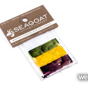 100mg THC White Chocolate Square 10pk - Seagoat