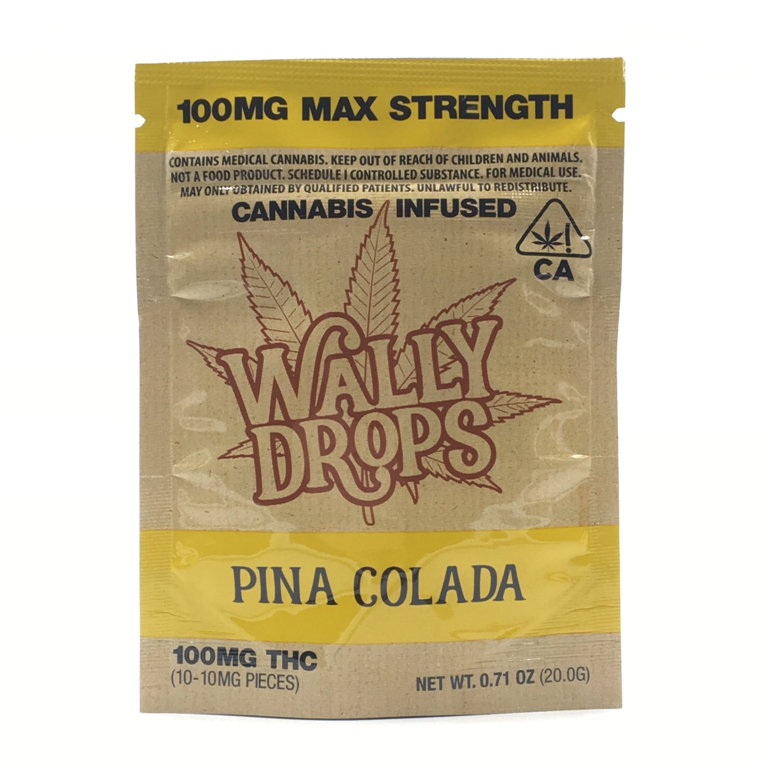 100mgTHC Pina Colada - Wally Drops