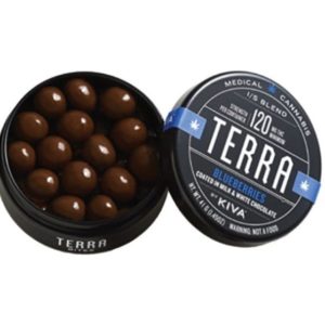 100mgTHC Terra Blueberry Bites - Kiva Confections