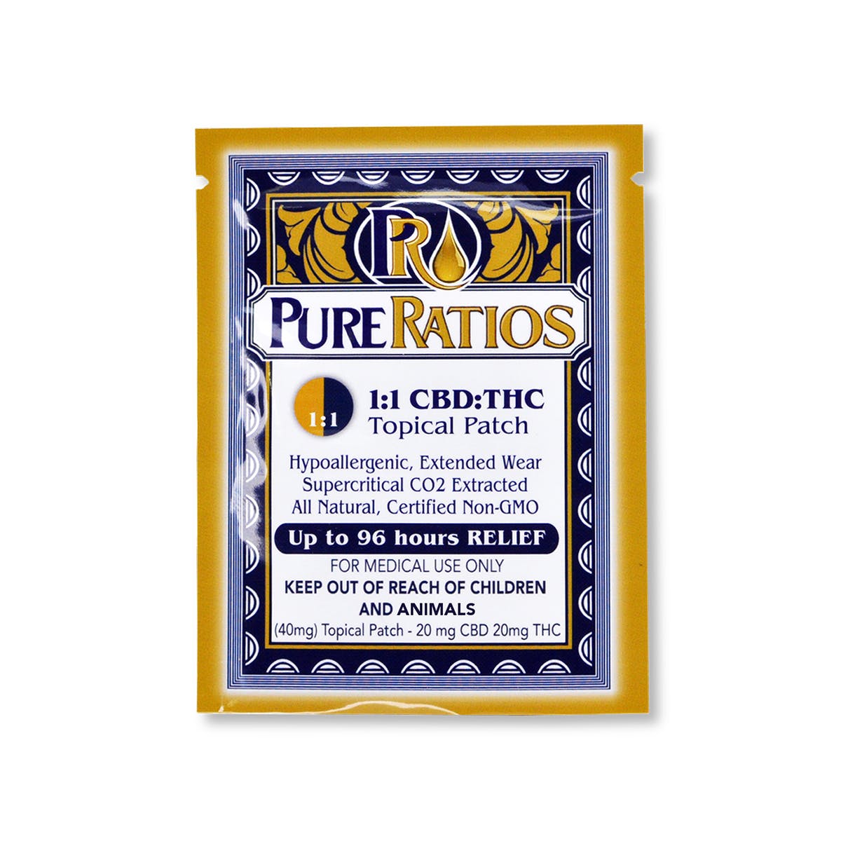 topicals-pure-ratios-11-cbdthc-topical-patch