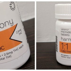 1:1 Harmony CBD:THC - Verano Micodose Tablets