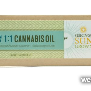 1:1 RSO Cannabis Oil - Siskyou Sungrown USE 20480 until 20 left