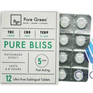 12 pk - Pure Bliss - CBD/THC Tablets by Pure Green