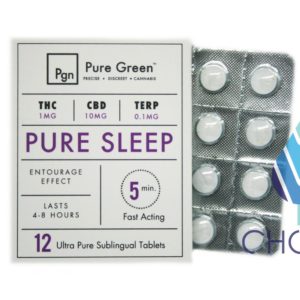 12 pk - Pure Sleep - CBD/THC Tablets by Pure Green