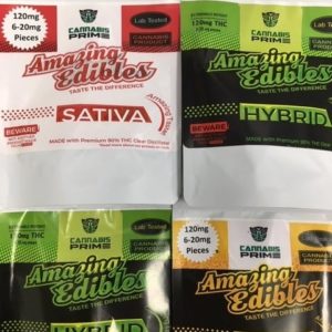 120mg Amazing Edibles by Cannabis Prime