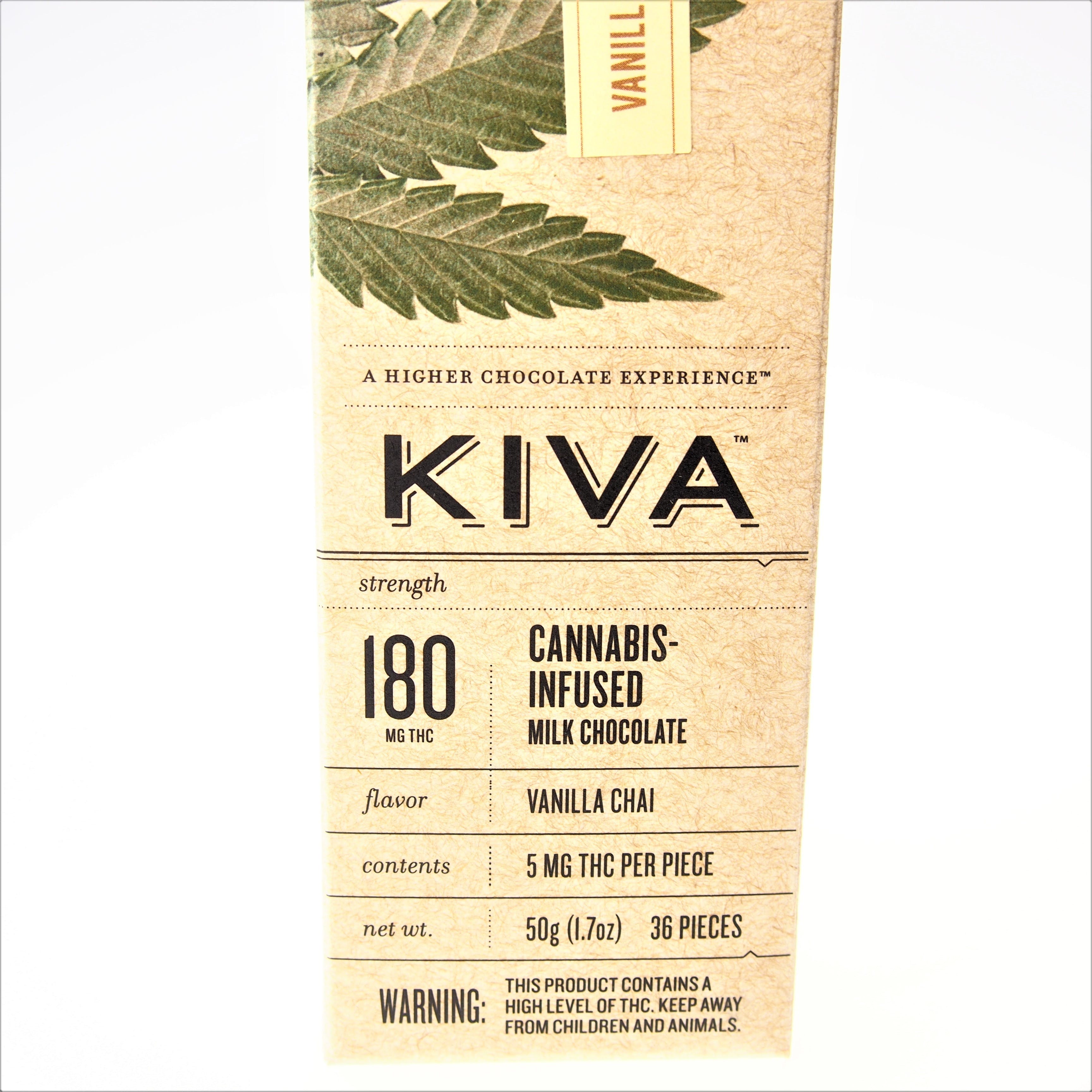 180mg Vanilla Chai Chocolate - Kiva