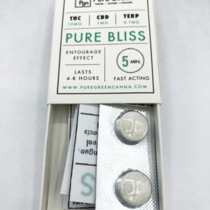 2 pk - Pure Bliss - CBD/THC Tablets by Pure Green