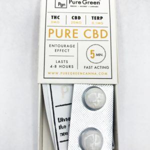 2 pk - Pure CBD - CBD Tablets by Pure Green