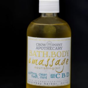200 mg CBD Bath, Body, and Massage Oil 8 oz