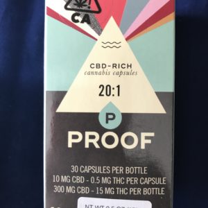 20:1 capsules / proof