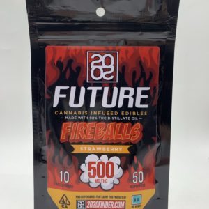 2020 Fireballs Strawberry 500mg