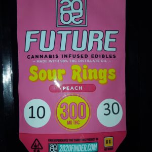 2020 Future - Cannabis Infused Sour Peach Rings - 300 mgs