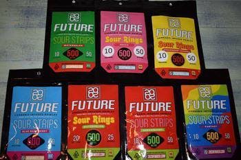 2020 Future Green Apple Sour Rings 100mg