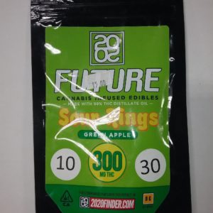20/20 FUTURE SOUR RINGS 300mg (GREEN APPLE)