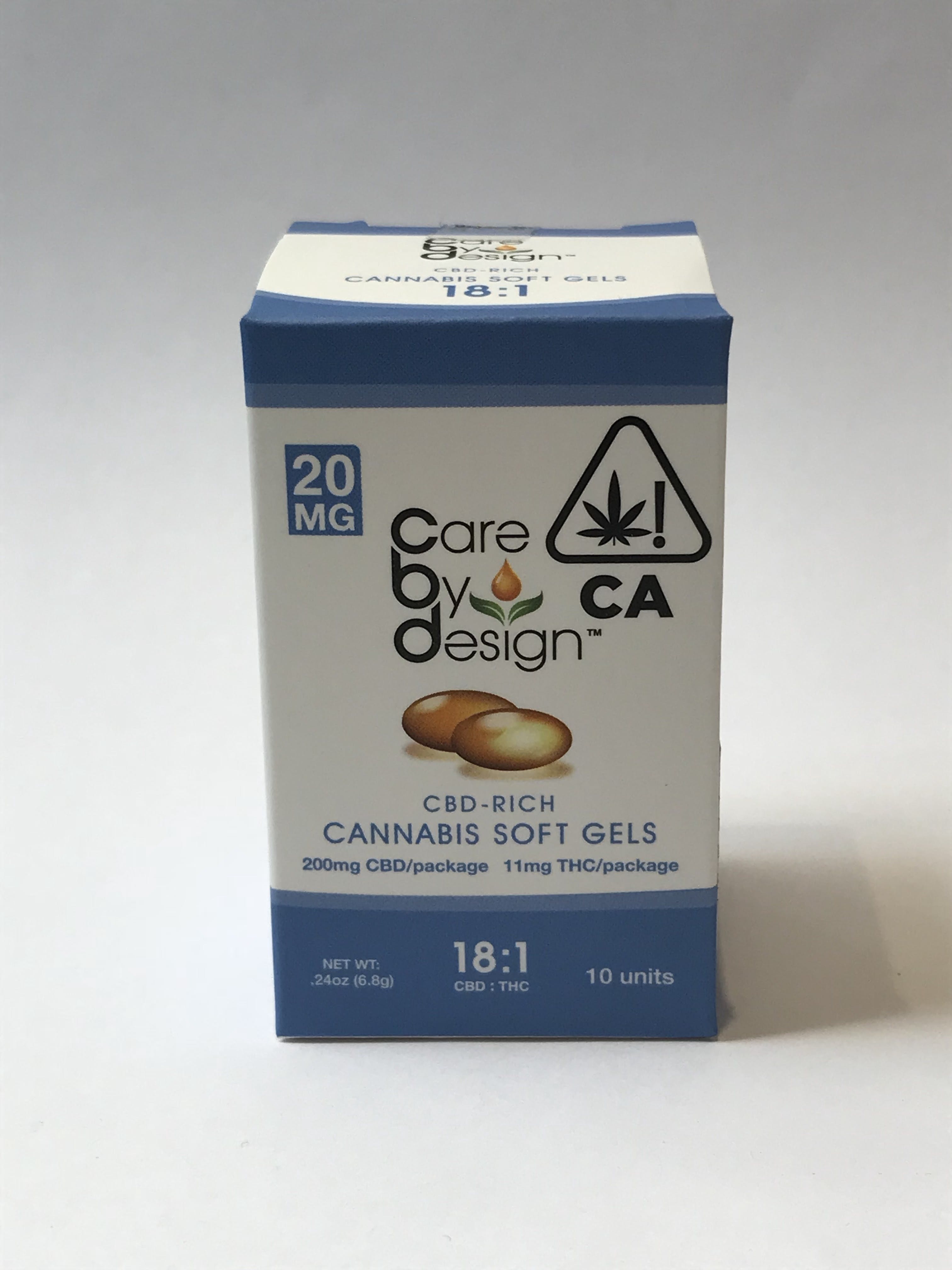 edible-care-by-design-20mg-181-cbd-softgels-10-capsules