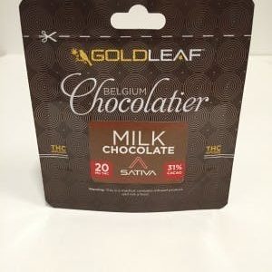 20mg GoldLeaf Milk Chocolate