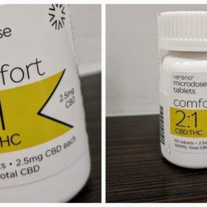 2:1 Comfort CBD:THC - Verano Micodose Tablets