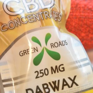 250 mg Green Roads CBD Dab Wax 1 gram