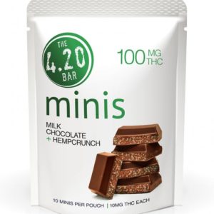 4.20Bar Minis – Milk Chocolate + HempCrunch