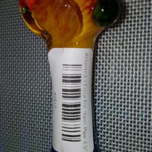 4.5" Assorted 3 Color Frit Pipe
