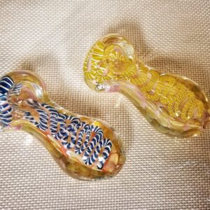 4" Stubby 3D Hand Pipe Thick Glass