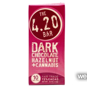 420 Bar Dark Chocolate and Hazelnut by Evergreen Herbal