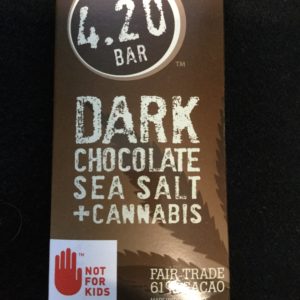 420 Bar Dark Chocolate Sea Salt 1pk