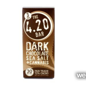 420 Bar Dark Chocolate Sea Salt by Evergreen Herbal