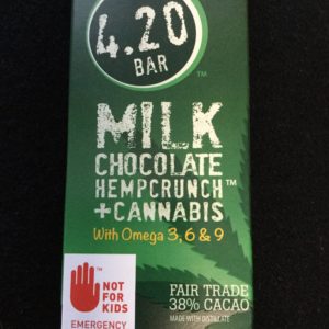 420 Bar Milk Chocolate Hempcrunch 1pk