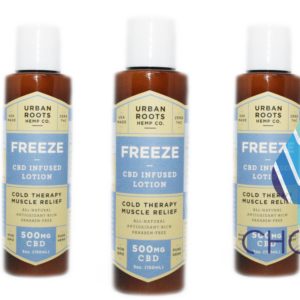 500mg Freeze CBD lotion by Urban Roots