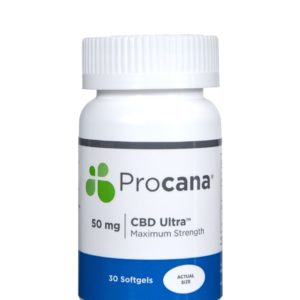 50mg CBD Ultra - 30 soft gels from Procana