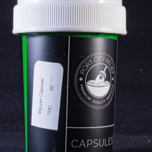 50mg THC Capsules.