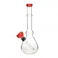 7" Red Mouth Water Pipe- 63413