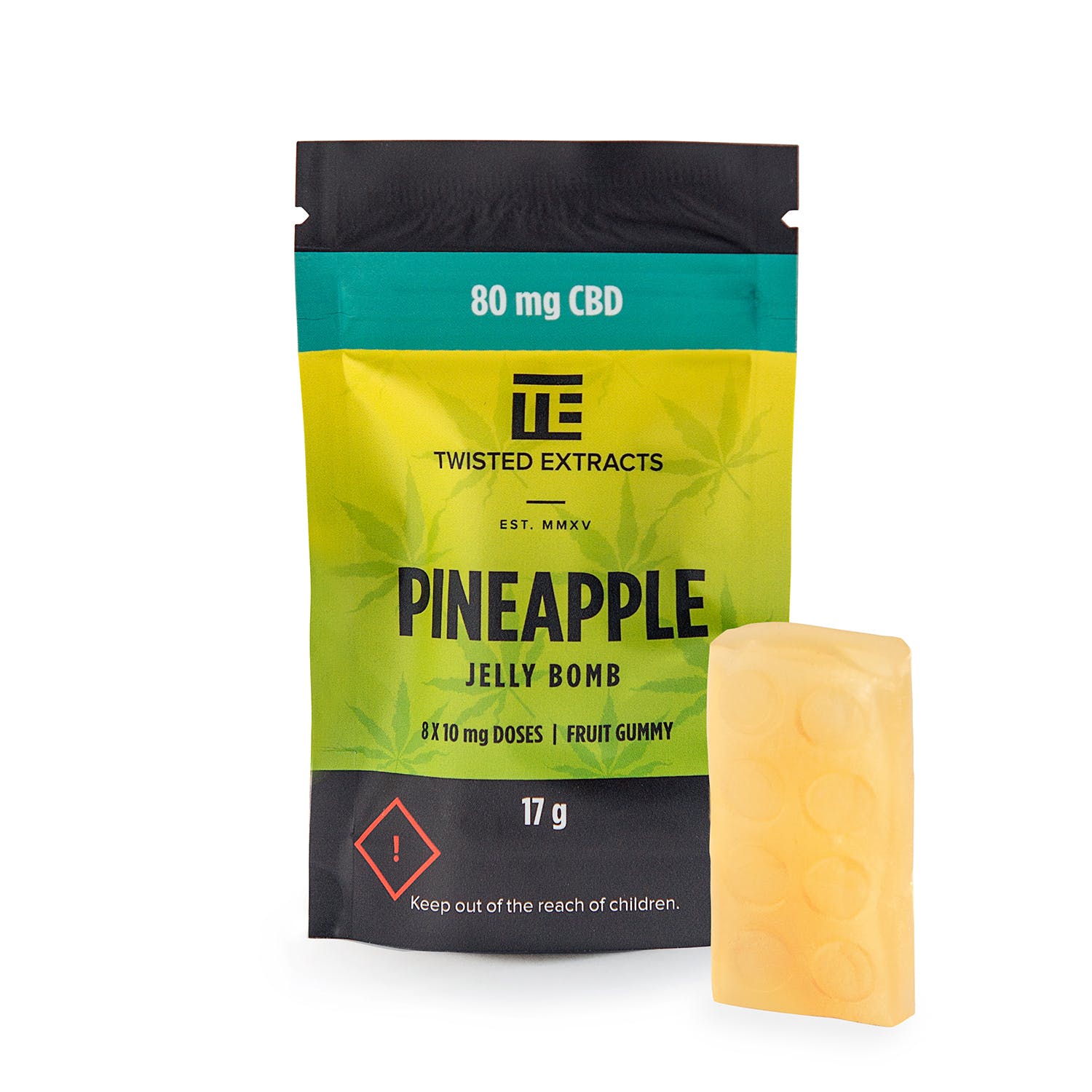 80mg CBD Pineapple Bombs by Twisted Extracts