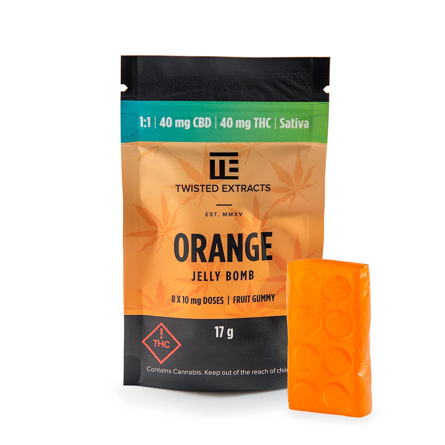 80mg Orange Bombs by Twisted Extracts