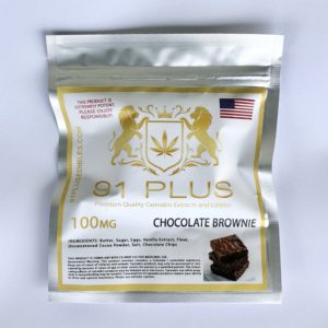 91 PLUS Chocolate Brownie 100mg