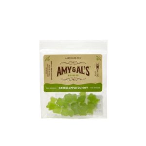 A & A Gummies Green Apple 100mg (SATIVA)