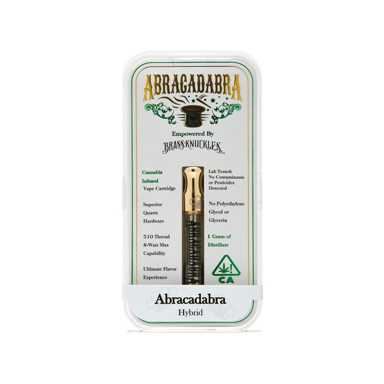 Abracadabra 1g Cartridge - Brass Knuckles