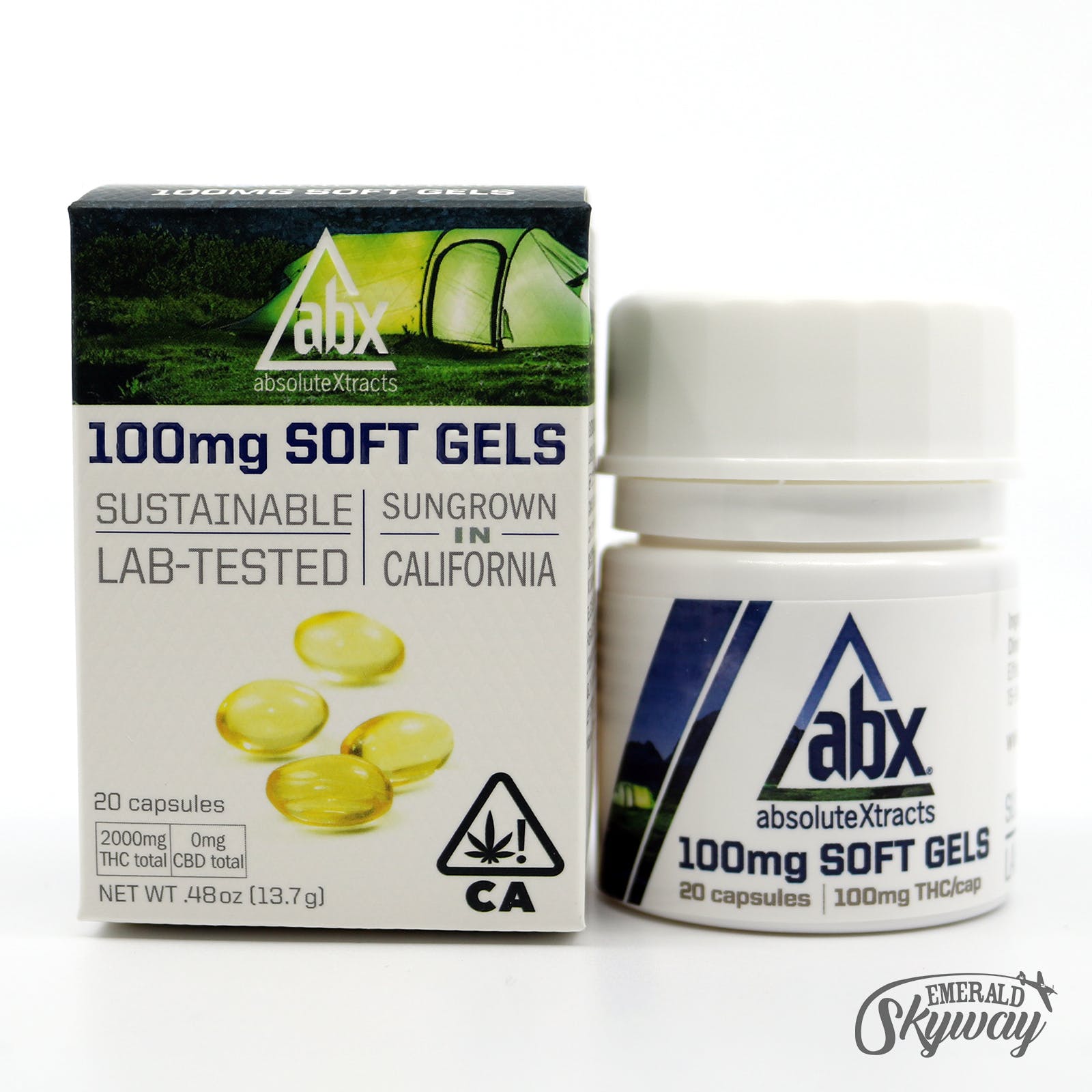 AbsoluteXtracts: 100mg Soft Gels - 20 count *Medical Only*