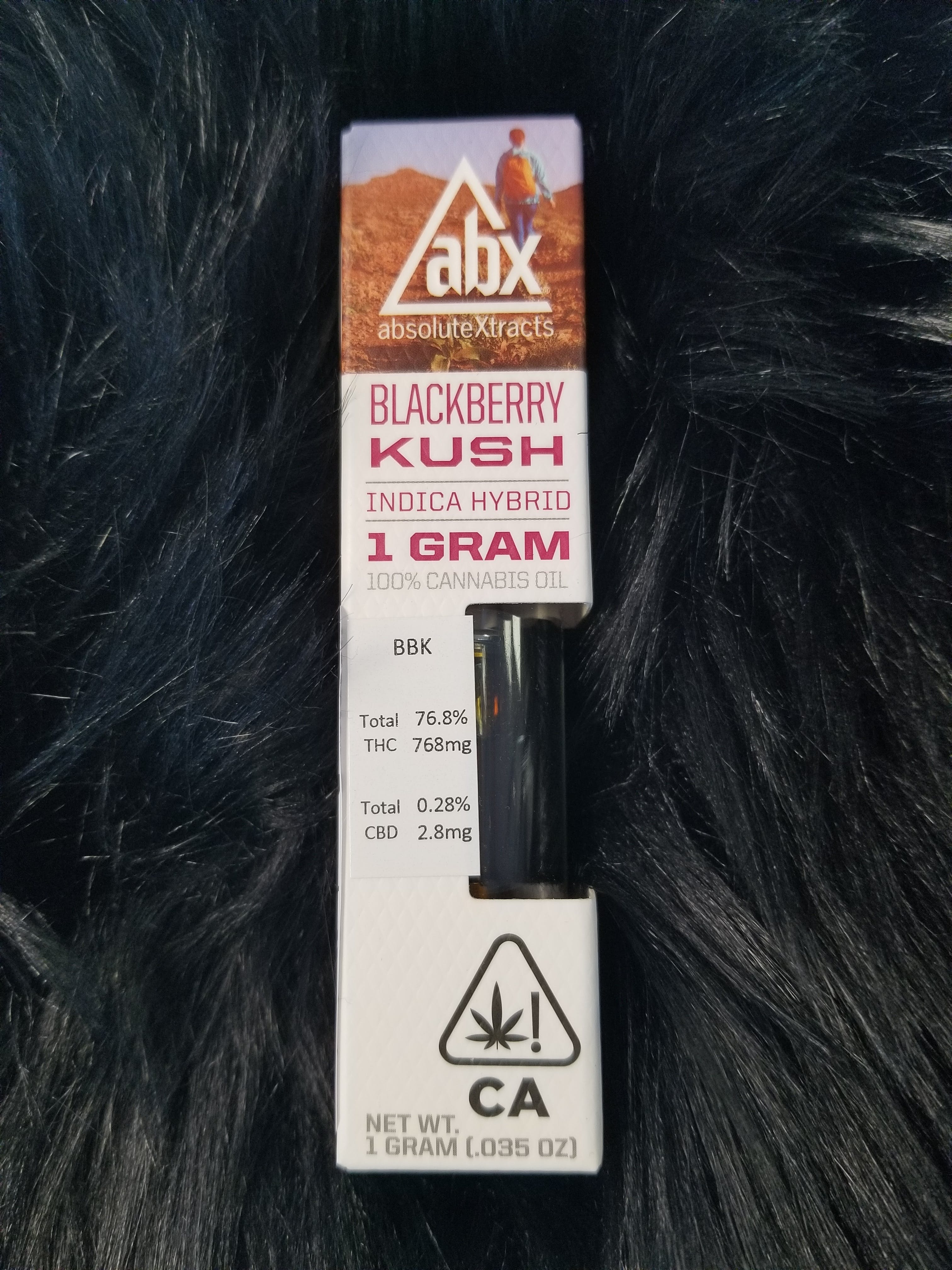 concentrate-abx-blackberry-kush-vape-cartridge-1-gram-indica-76-8-25thc