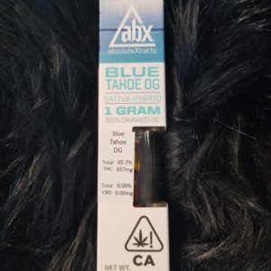 ABX - BLUE TAHOE OG VAPE CARTRIDGE 1 GRAM -SATIVA HYBRID 65.7%THC