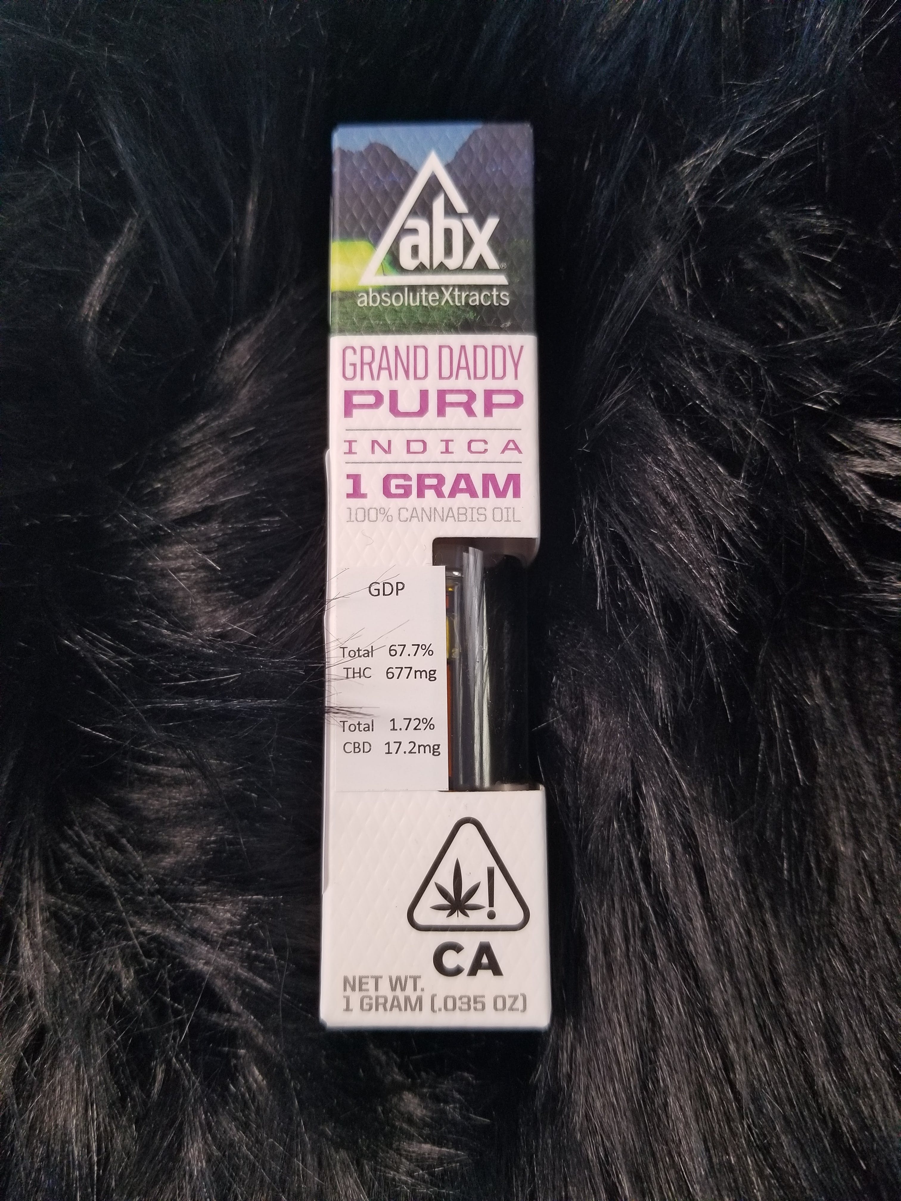 concentrate-abx-grand-daddy-purp-vape-cartridge-1-gram-indica-67-7-25thc