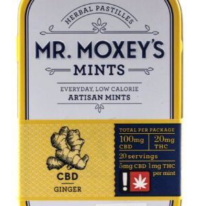 Adult Use - (CBD) Mr. Moxey's Mints: Ginger CBD Mints